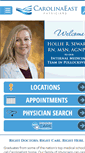Mobile Screenshot of carolinaeastphysicians.com
